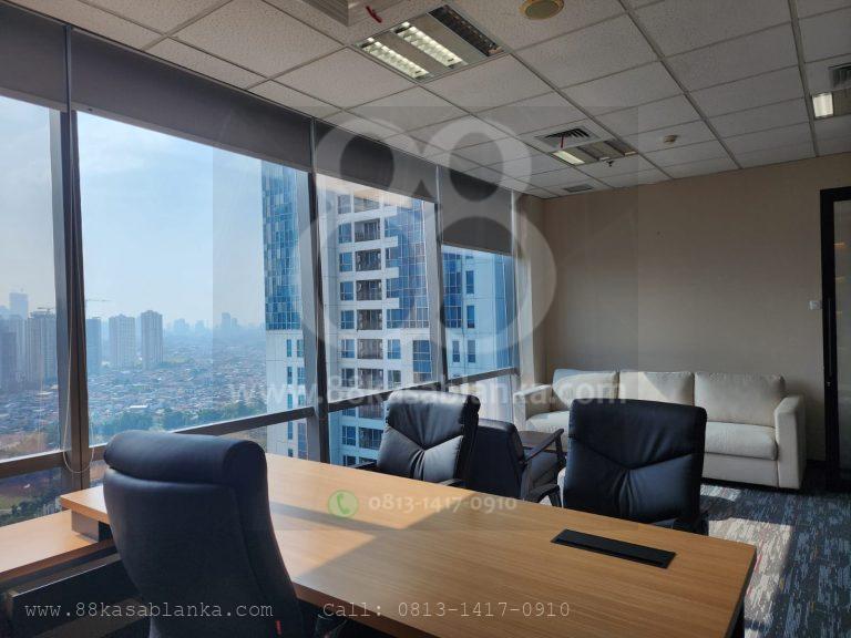 Read more about the article Sewa Office 88@Kasablanka Lantai 25 Unit G Luas 248 sqm Fully Furnished
